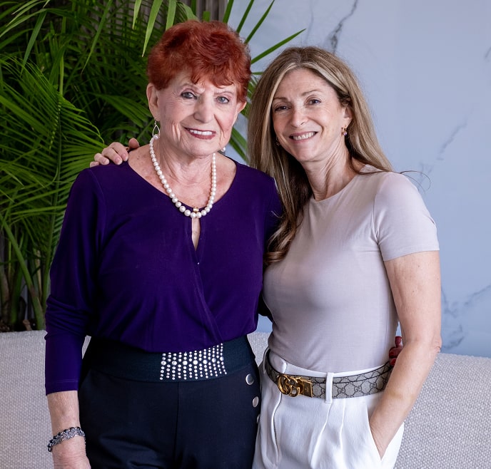 A happy B Well Dental Studio dental implant patient with Dr. Leana Thanos in Weston, FL